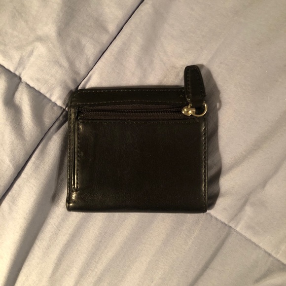Coach New York black leather bifold wallet - Picture 2 of 7